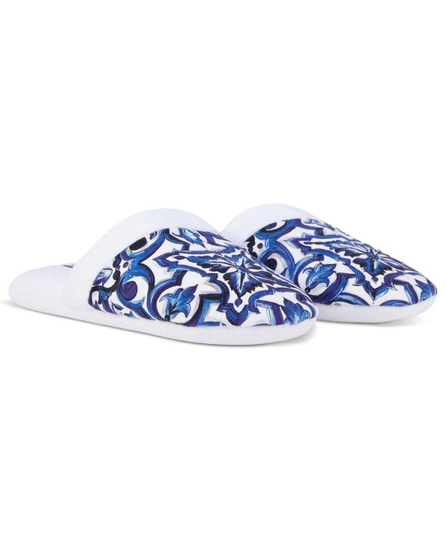 Blu Mediterraneo terry slippers DOLCE &amp; GABBANA