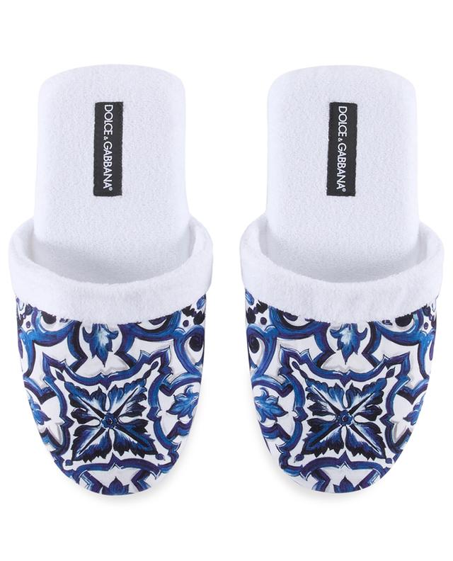 Blu Mediterraneo terry slippers DOLCE &amp; GABBANA