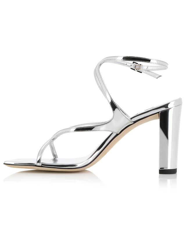 Azie 85 heeled mirror effect leather sandals JIMMY CHOO