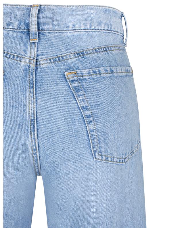 Jeans mit weitem Bein aus Baumwolle und Leinen Lotta Light Blue 7 FOR ALL MANKIND