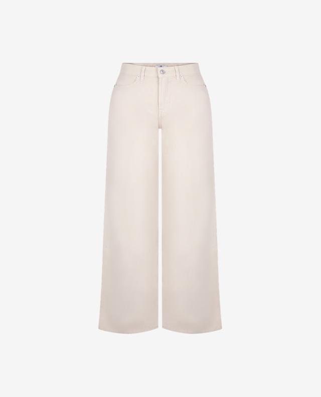 Lotta cotton and linen wide-leg jeans 7 FOR ALL MANKIND