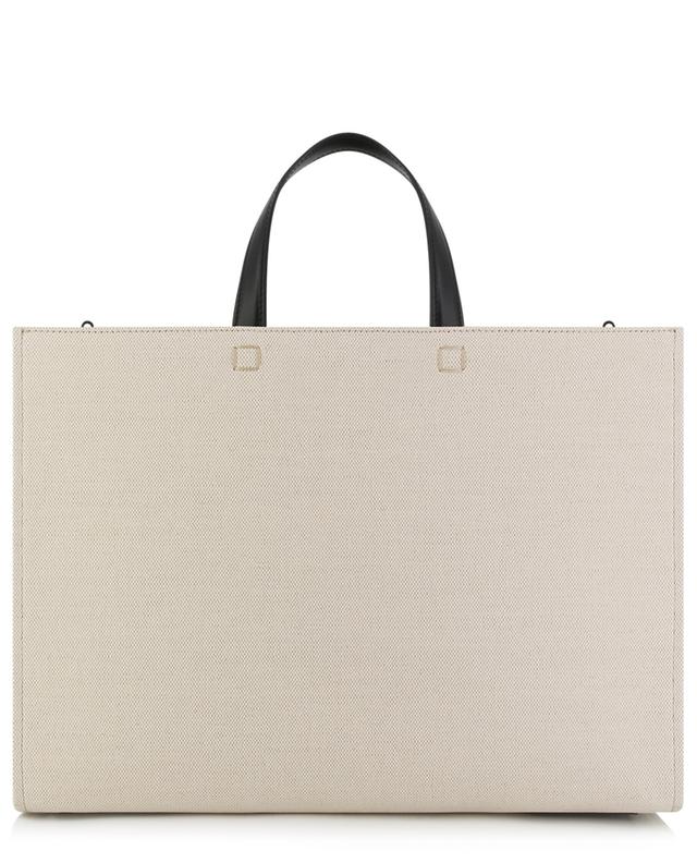 G-Tote Medium canvas bag with logo print GIVENCHY