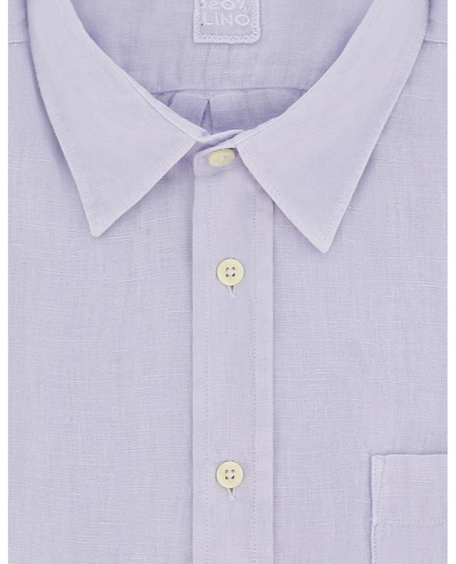 Linen regular fit long-sleeved shirt shirt 120% LINO