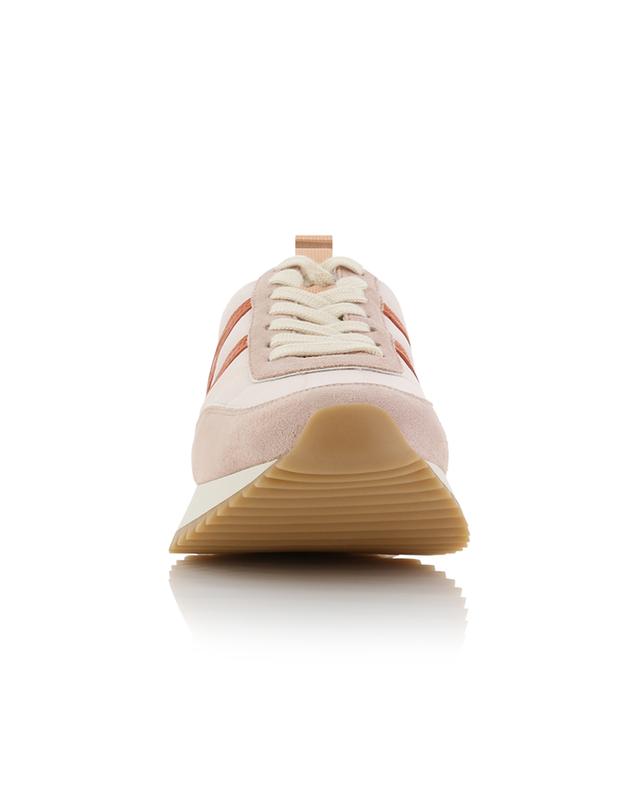 Pacey low-top nylon and suede sneakers MONCLER