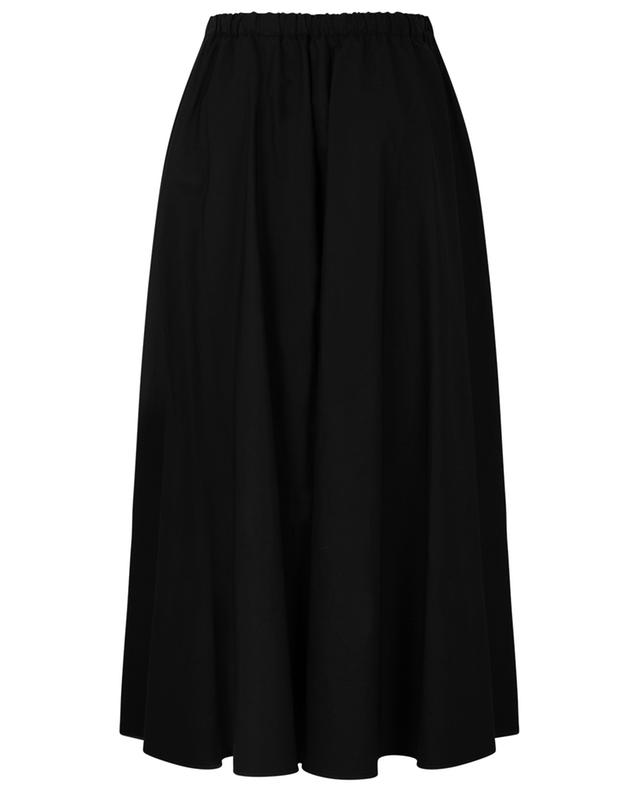 Flared poplin long skirt with drawstring waist MONCLER
