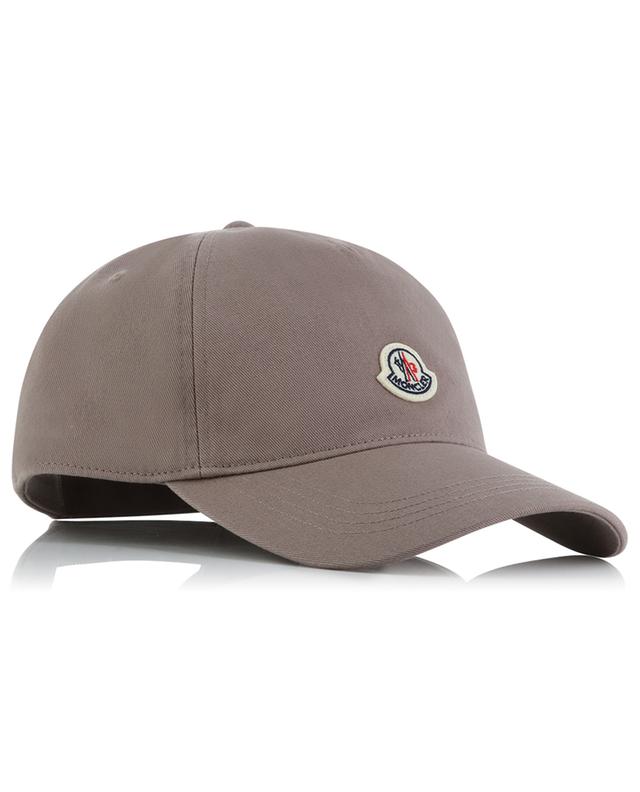 Rooster logo adorned gabardine baseball cap MONCLER