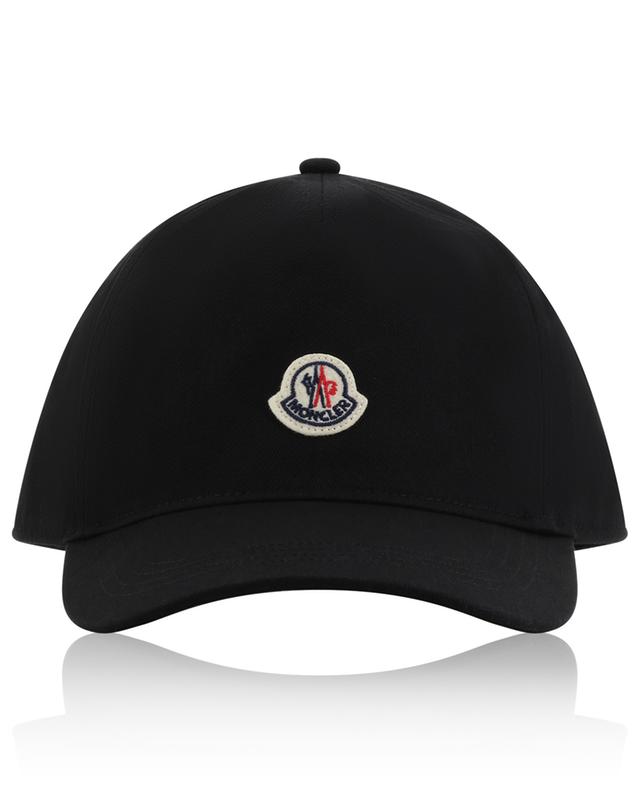 Rooster logo adorned gabardine baseball cap MONCLER