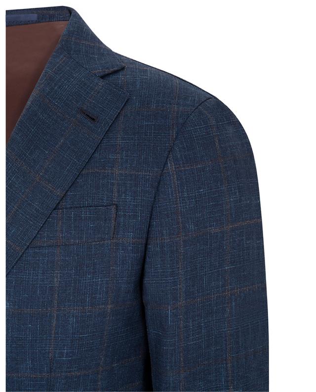 Jimmy checked virgin wool and silk suit BARBA