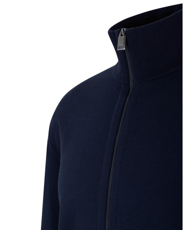 Cotton full-zip sweatshirt with stand-up collar BRIONI