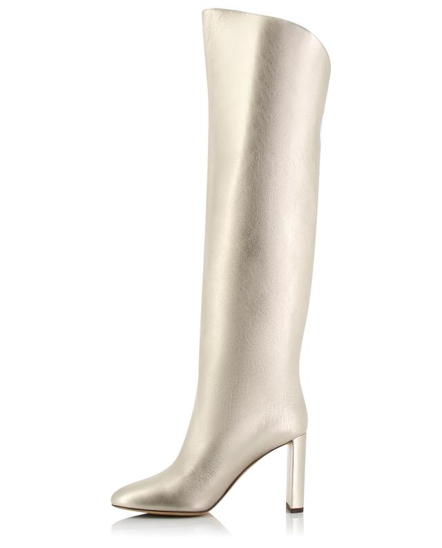 Adriana 95 heeled metallic leather boots SKORPIOS