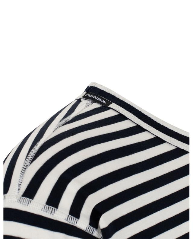 Logo printed striped long-sleeved T-shirt DOLCE &amp; GABBANA