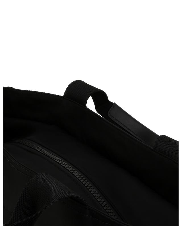 Large zipped rubber logo adorned nylon tote bag DOLCE &amp; GABBANA