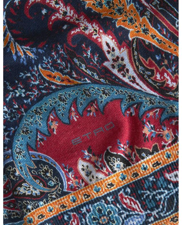 Floral Paisley printed fine cashmere and silk jumper ETRO