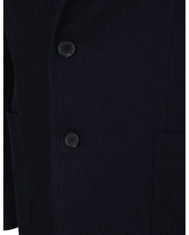 Airy knit single-breasted blazer MISSONI