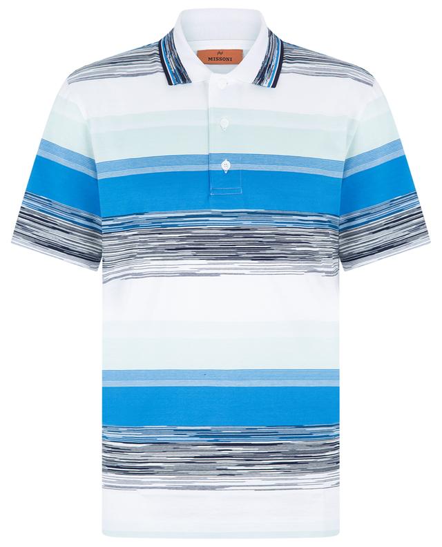 Flame thread effect jersey and knit polo shirt MISSONI