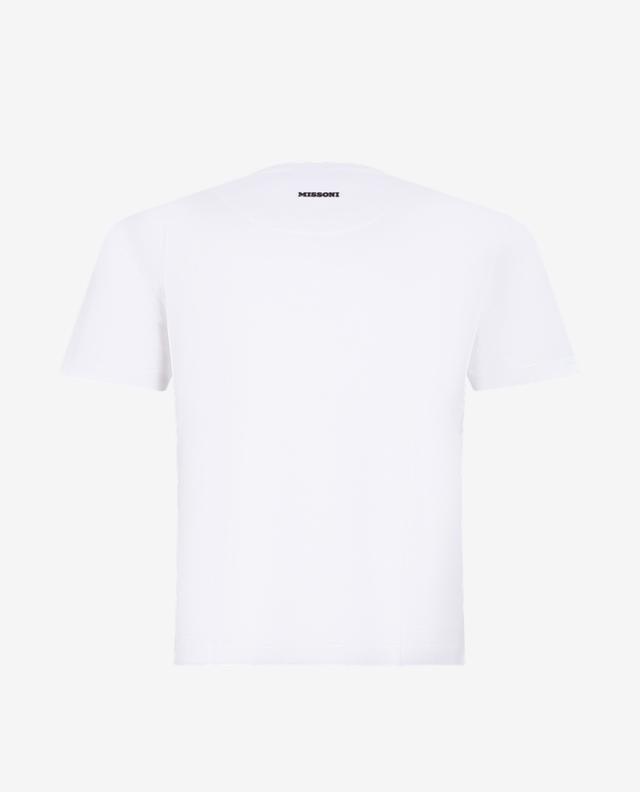 Tonal herringbone adorned jersey T-shirt MISSONI