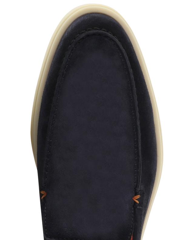 Suede loafers with rubber soles SANTONI