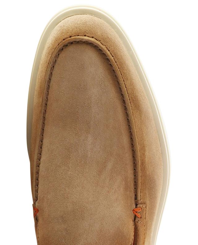 Suede loafers with rubber soles SANTONI