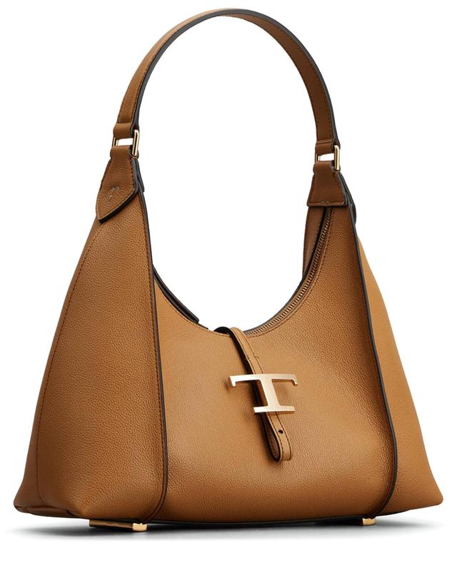 T Timeless Small grained leather hobo bag TOD&#039;S