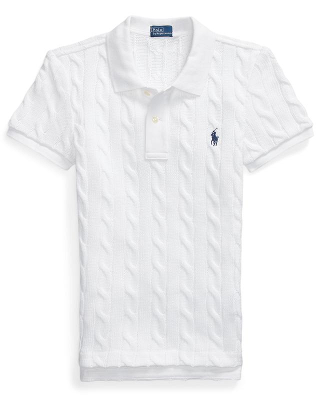 Pony cable-knit polo shirt POLO RALPH LAUREN
