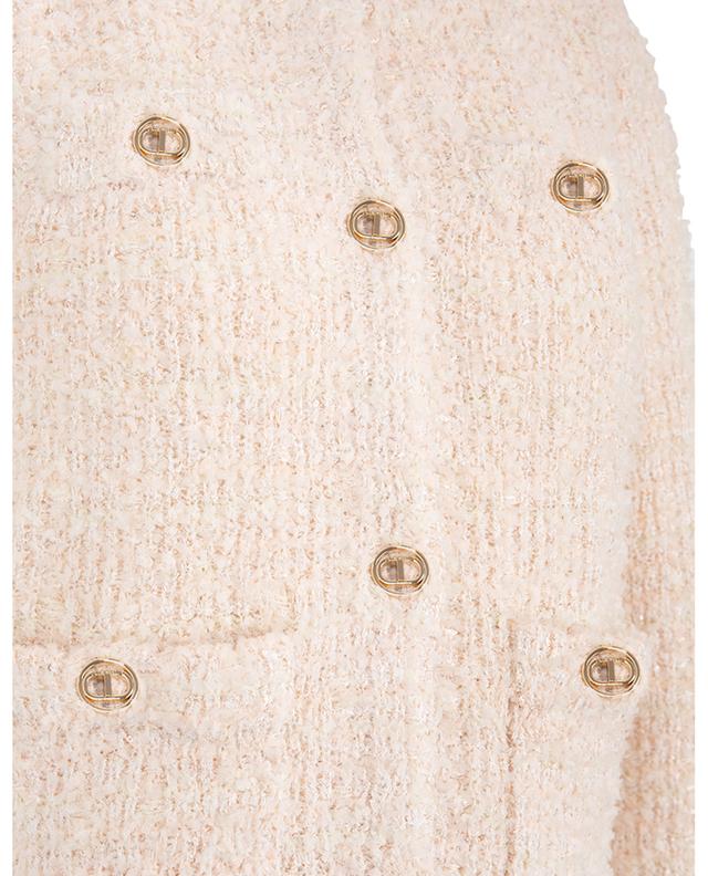 Long-sleeved tweed cardigan TWINSET