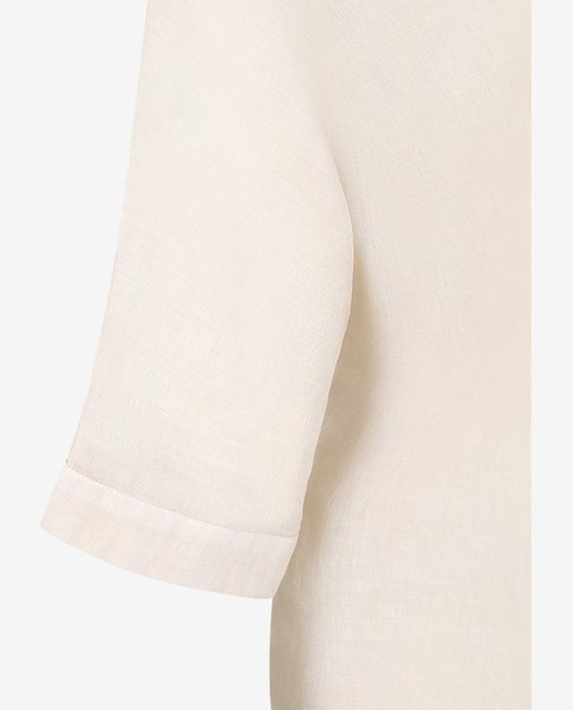 Linen three-quarter sleeve blouse 120% LINO