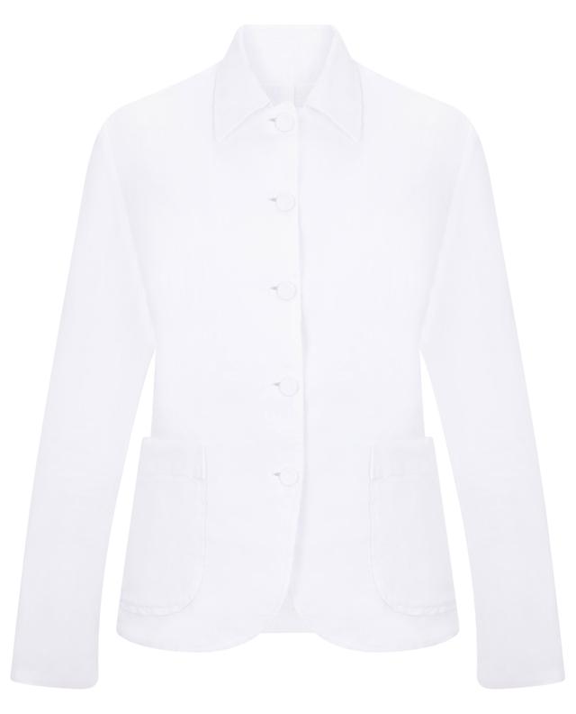 Single-breasted linen shirt spirit blazer 120% LINO