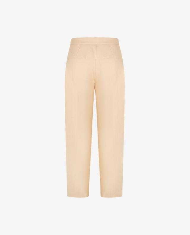 Pegase linen wide-leg high-rise trousers SOEUR