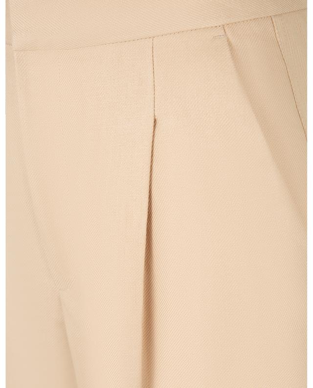 Pegase linen wide-leg high-rise trousers SOEUR