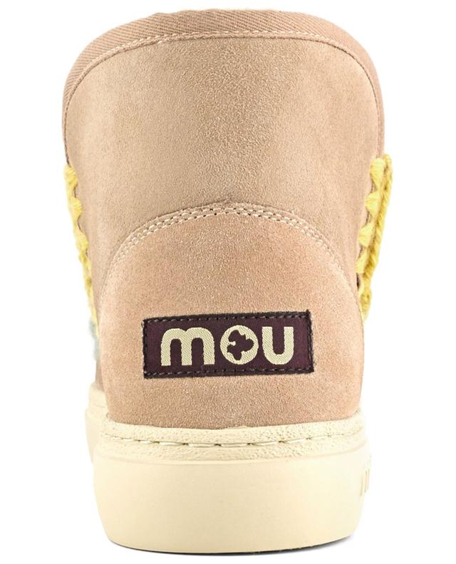 Eskimo Sneaker Rainbow Stitching warm suede ankle boots MOU