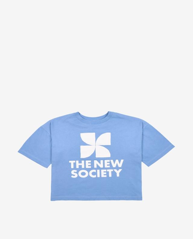 Ontario Lake Tahoe boy&#039;s logo printed boxy T-shirt THE NEW SOCIETY
