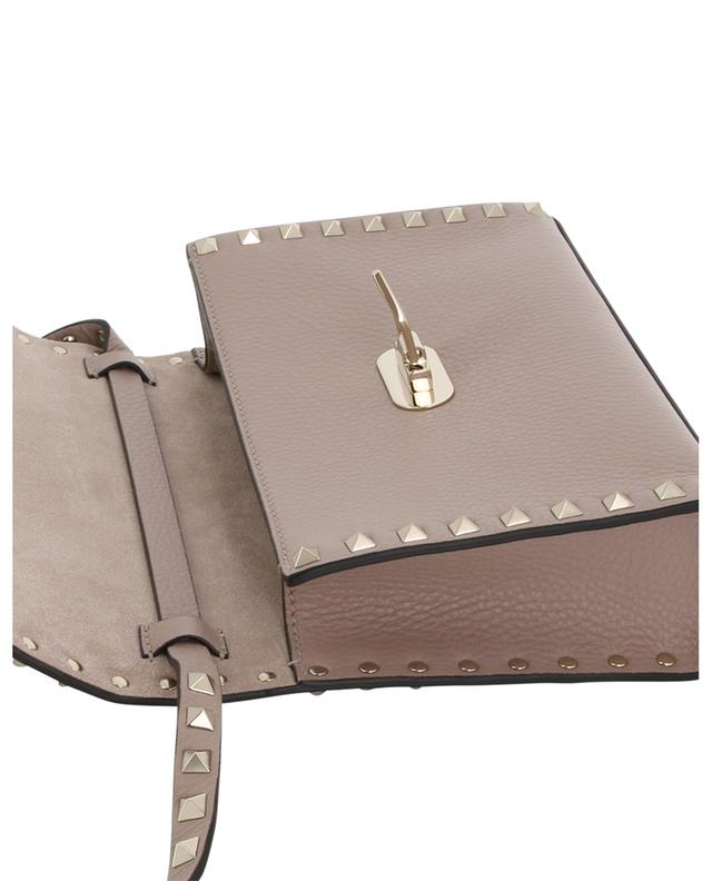 Rockstud grained leather bag with flap VALENTINO GARAVANI