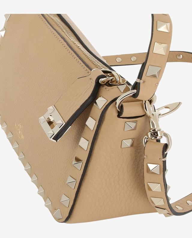 Rockstud Small grained leather zipped handbag VALENTINO GARAVANI