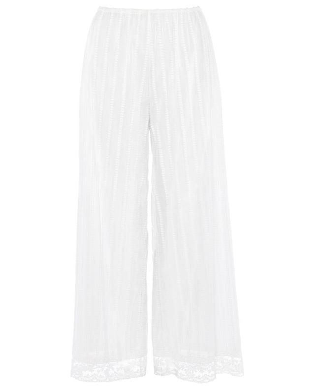 Coton wide-leg voile and lace pyjama trousers ERES