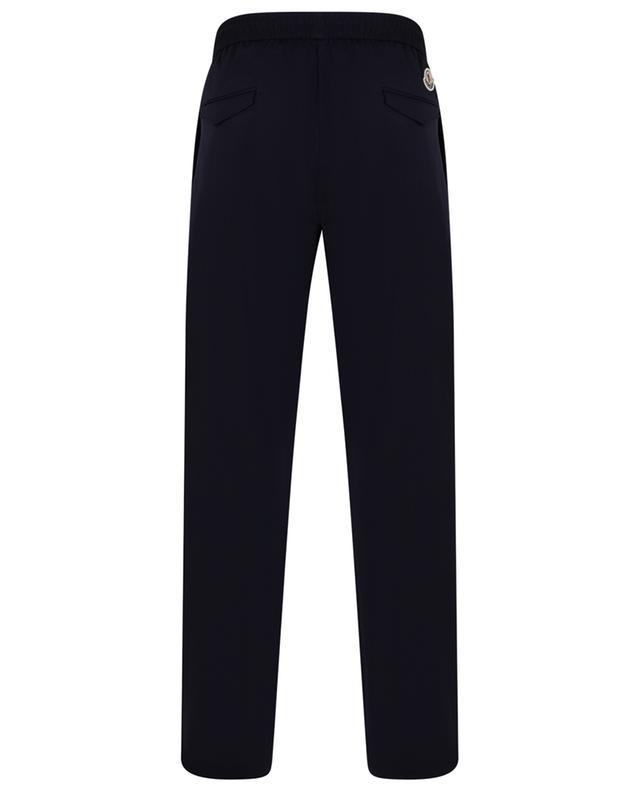 Jogger trousers in wool with side stripes MONCLER