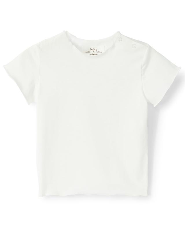 T-Shirt und gestreifte Latzhose für Babys TEDDY &amp; MINOU