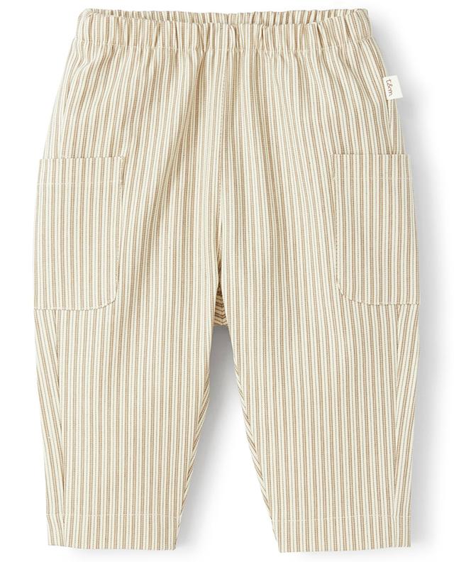 Striped baby cargo trousers TEDDY &amp; MINOU