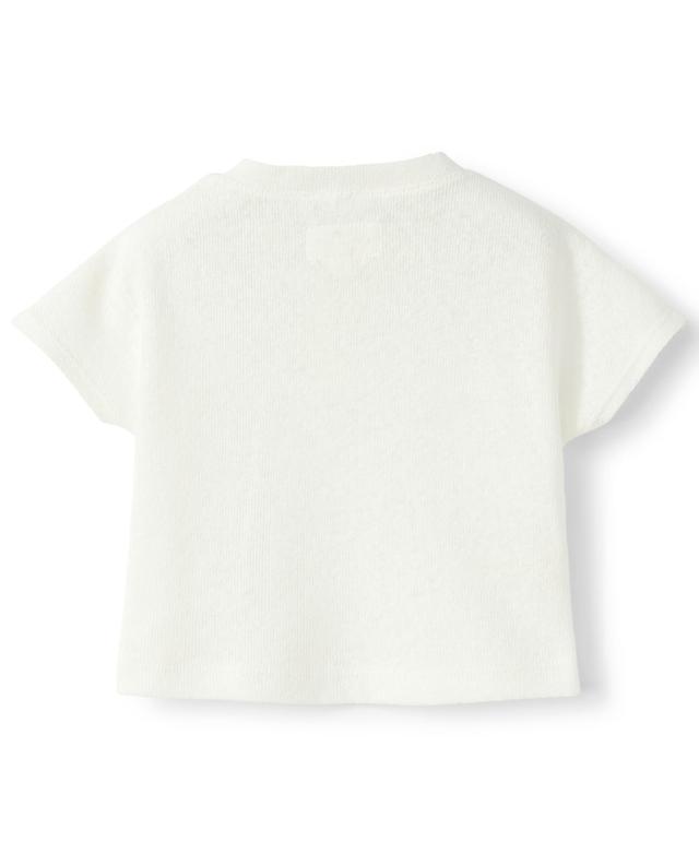 T-shirt bébé à col rond boutonné TEDDY &amp; MINOU