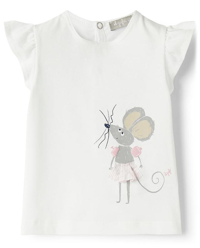 Little Mouse baby&#039;s cotton T-shirt IL GUFO