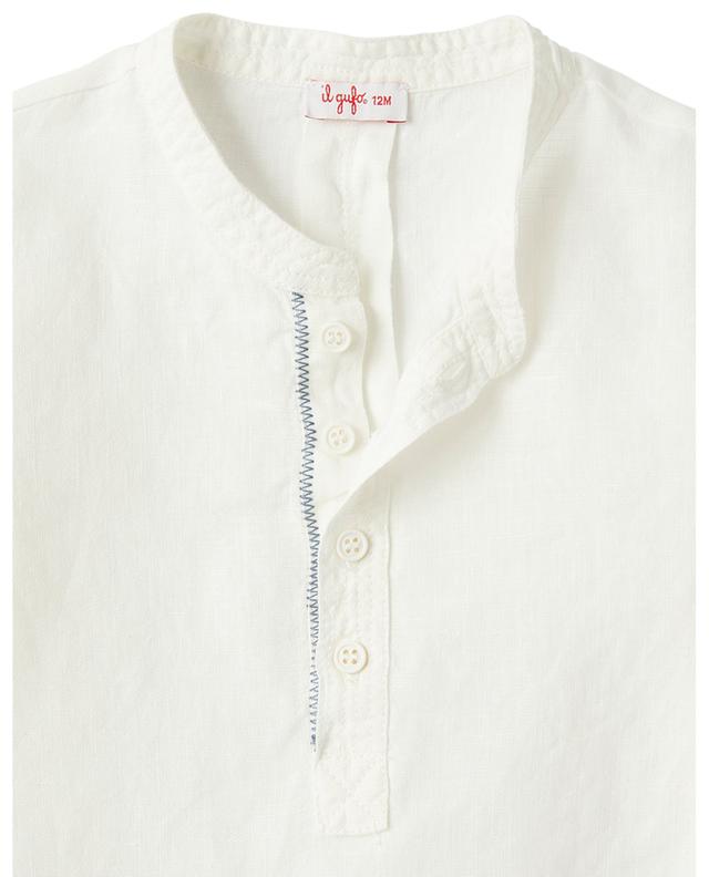 Baby&#039;s linen shirt IL GUFO