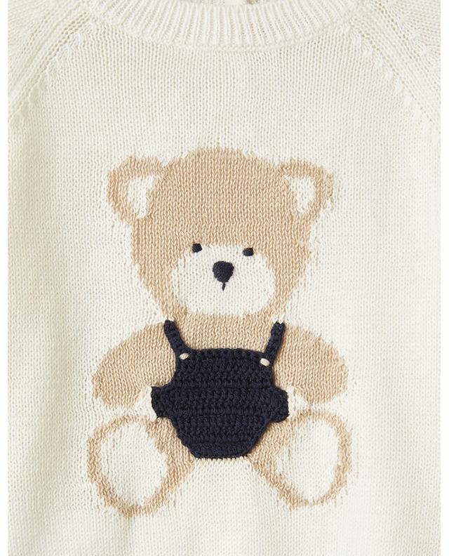 Jacquard-Pullover für Babys Teddy IL GUFO