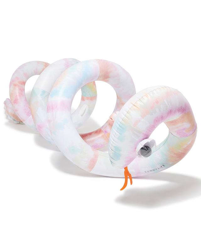 Serpent gonflable Giant Noodle Snake Tie Dye SUNNYLIFE