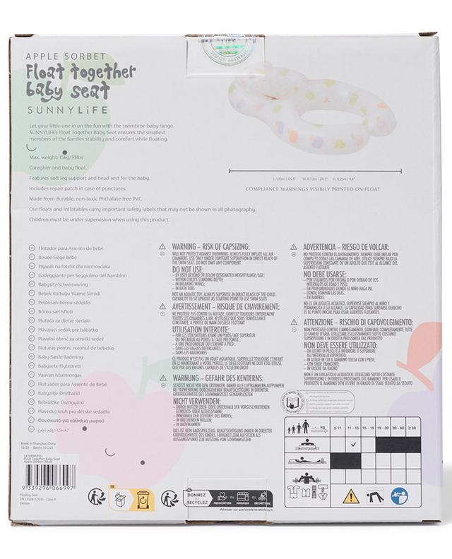 Float Together Apple Sorbet baby pool ring SUNNYLIFE