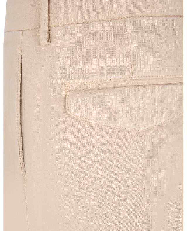 Pantalon chino slim en lin et coton B SETTECENTO