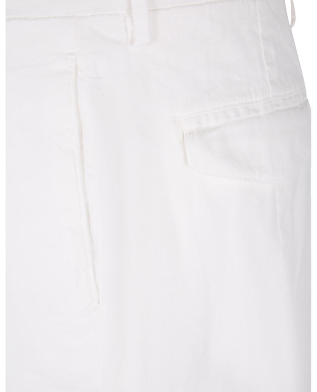 Pantalon chino slim en lin et coton B SETTECENTO