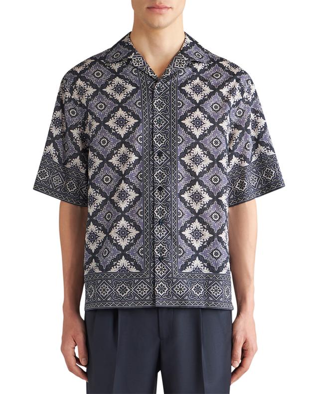 Medaillons cotton voile short-sleeved shirt ETRO