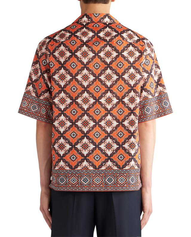 Medaillons cotton voile short-sleeved shirt ETRO