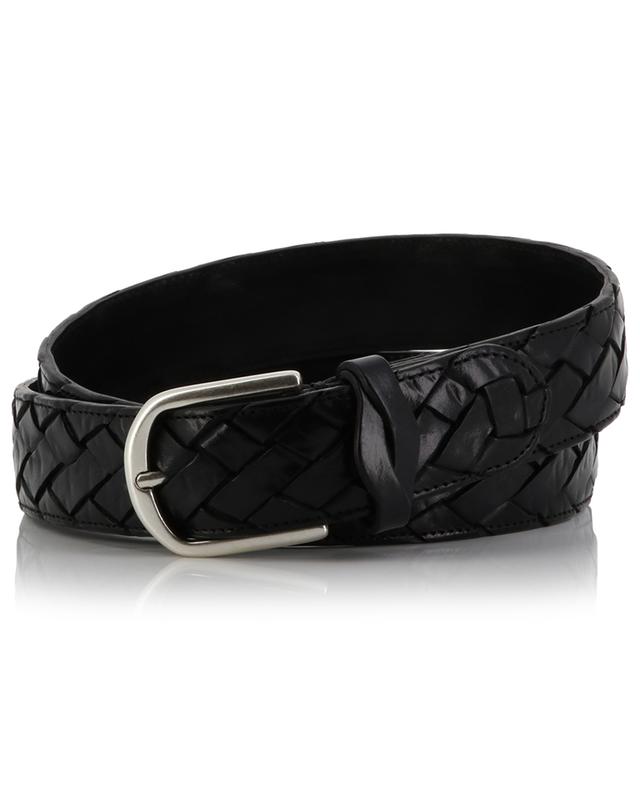 Treccia Ready braided leather belt - 35 mm FAUSTO COLATO