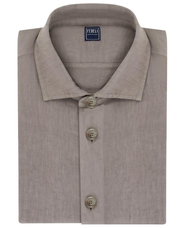 Alberton linen long-sleeved shirt FEDELI