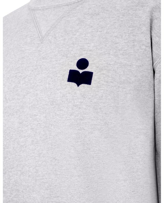 Mike flock print logo crewneck sweatshirt ISABEL MARANT